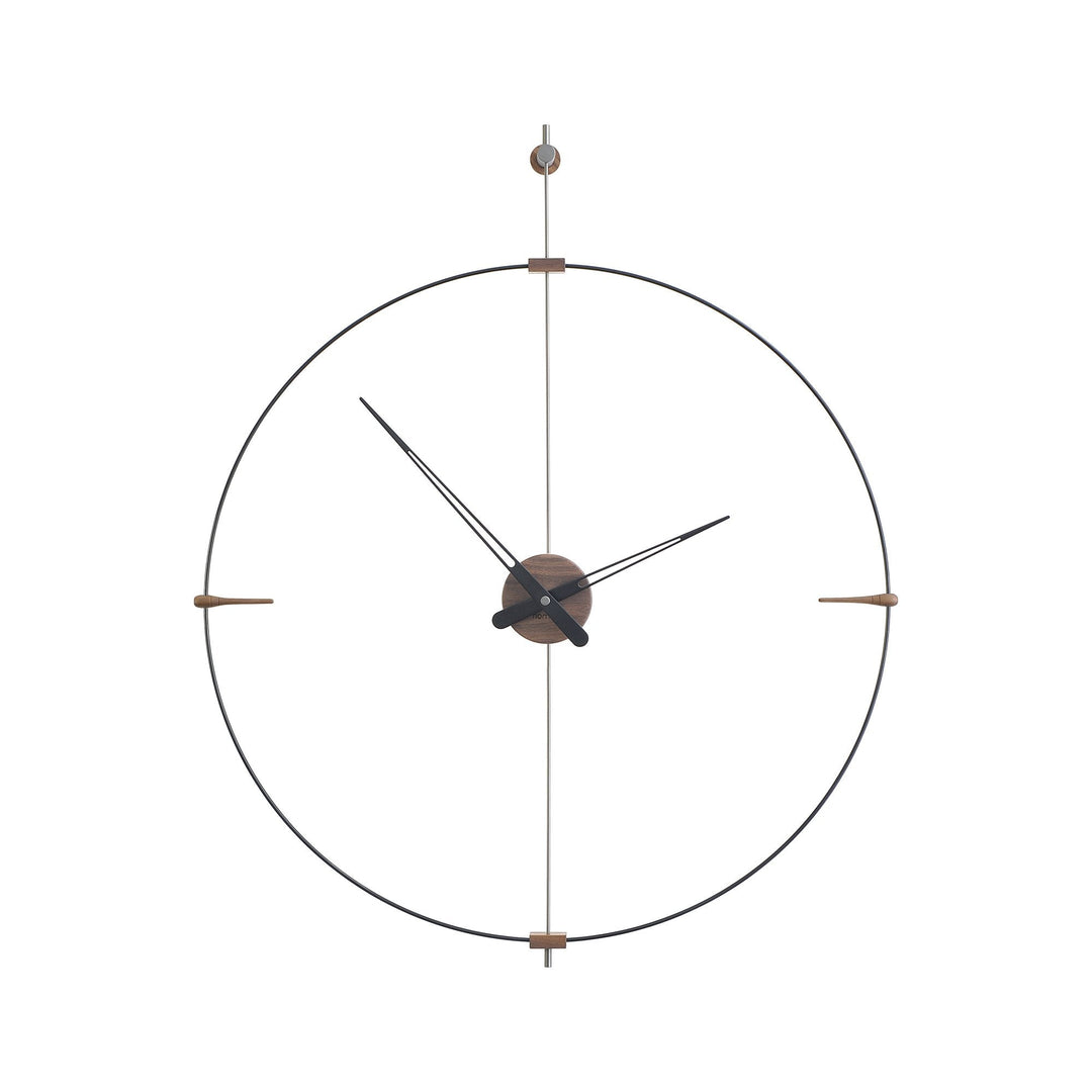 Bilbao Wall Clock Wall Clocks Nomon Black / Walnut / Graphite Mini: 30.3 in width