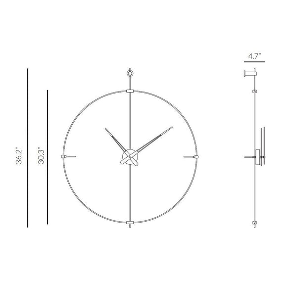 Bilbao Wall Clock Wall Clocks Nomon