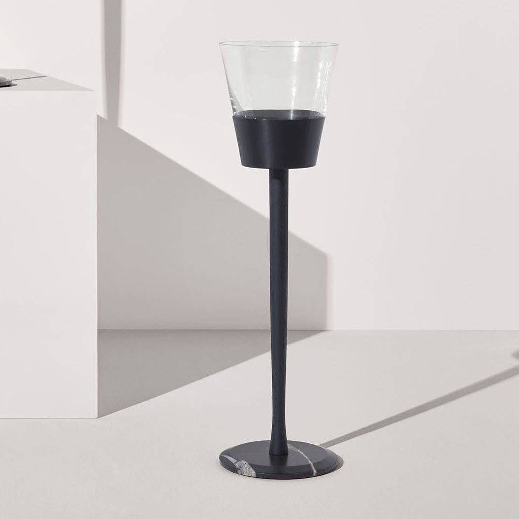 Champagne Bucket Nomon Sahara Noir Marble / Black and Graphite