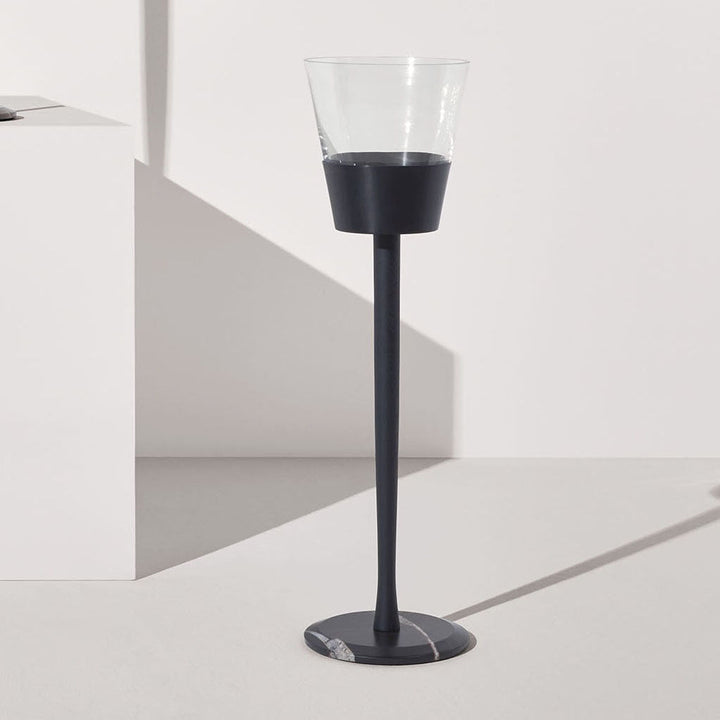 Champagne Bucket Nomon Sahara Noir Marble / Black and Graphite