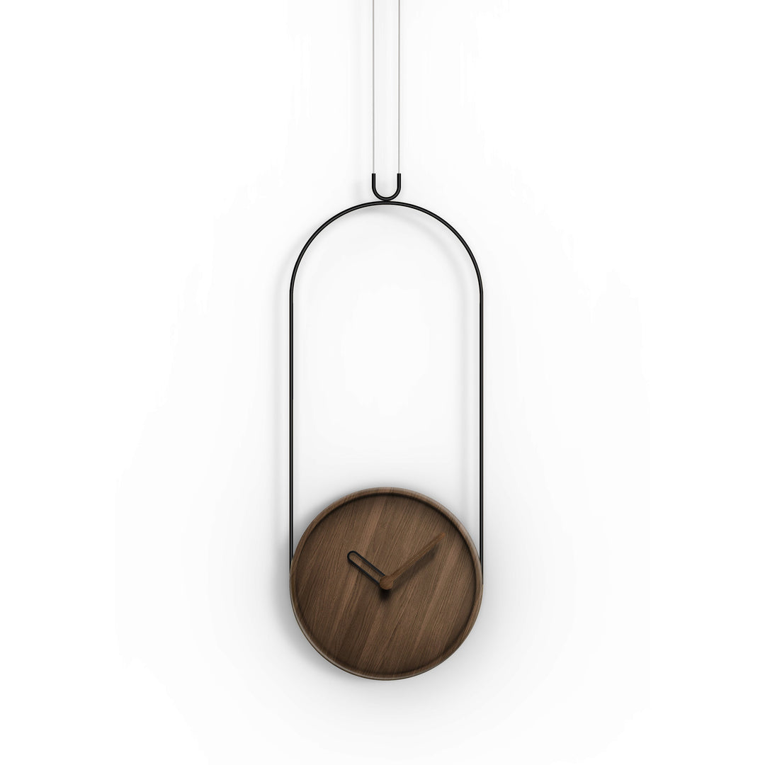Colgante Wall Clock Wall Clocks Nomon Walnut / Black