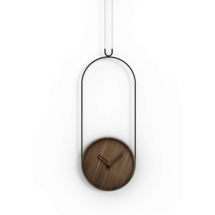 Colgante Wall Clock Wall Clocks Nomon Walnut / Black