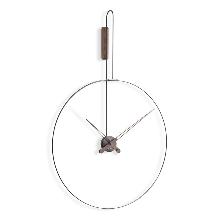 Daro Wall Clock Wall Clocks Nomon Graphite / Walnut