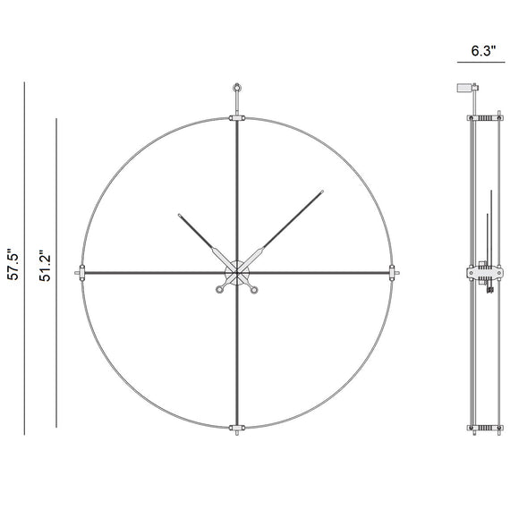 Delmori Premium Clock Wall Clocks Nomon