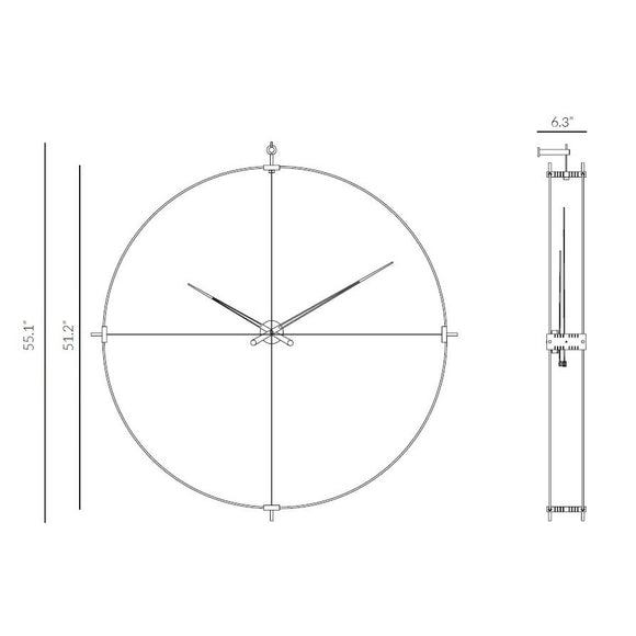 Delmori Wall Clock Wall Clocks Nomon