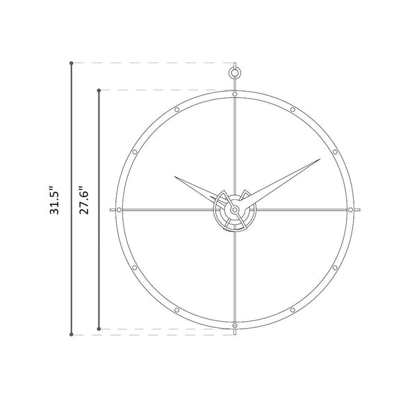 Doble O Wall Clock Wall Clocks Nomon