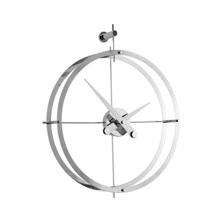 Dos Puntos Wall Clock Wall Clocks Nomon Chrome