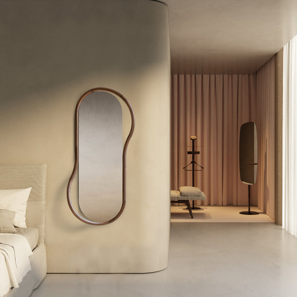 Escultura Unut Oval Wall Mirror Mirrors Nomon