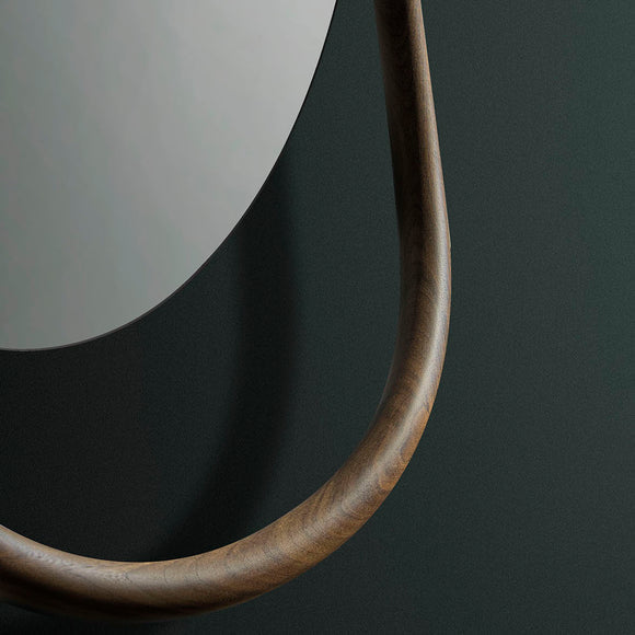 Escultura Unut Oval Wall Mirror Mirrors Nomon