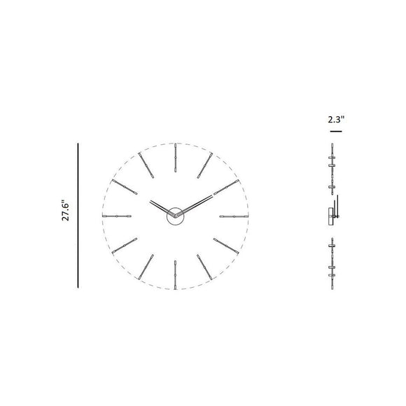 Merlin Wall Clock Wall Clocks Nomon