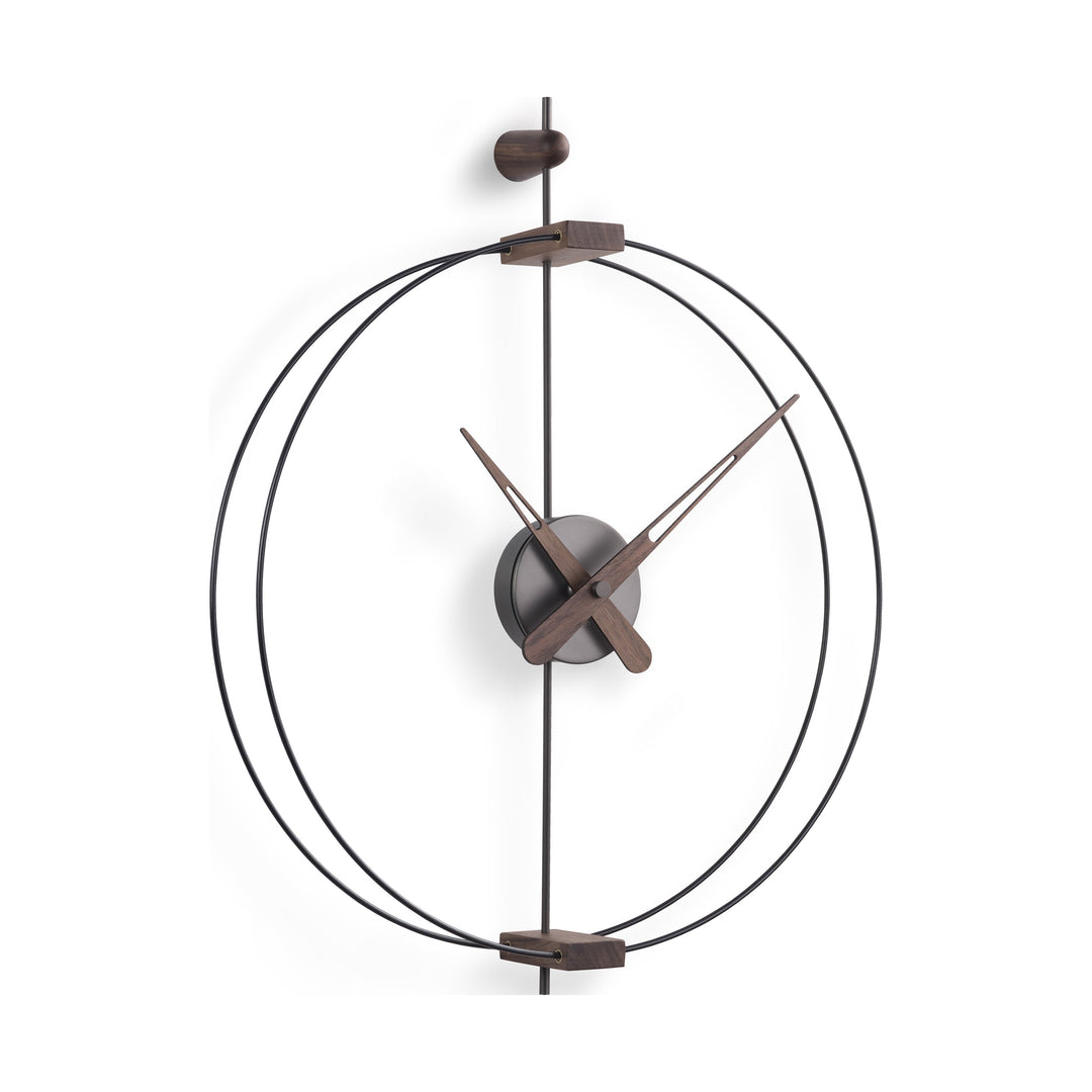 Micro Barcelona Wall Clock Wall Clocks Nomon Black / Graphite / Walnut