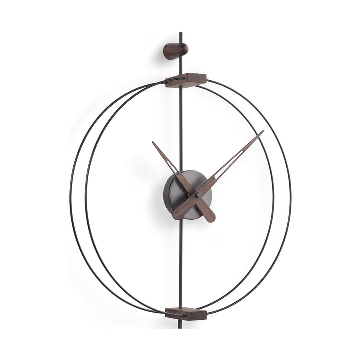 Micro Barcelona Wall Clock Wall Clocks Nomon Black / Graphite / Walnut