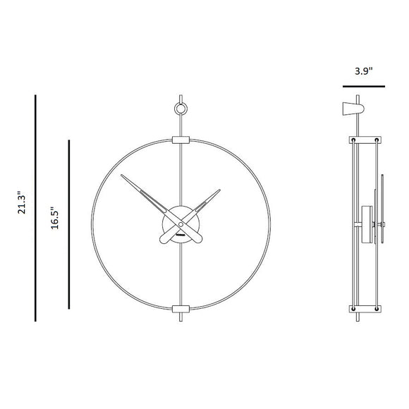 Micro Barcelona Wall Clock Wall Clocks Nomon