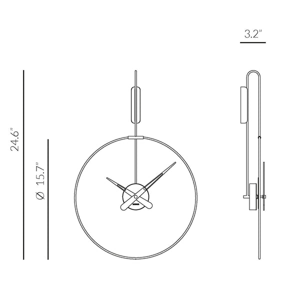Micro Daro Clock Wall Clocks Nomon