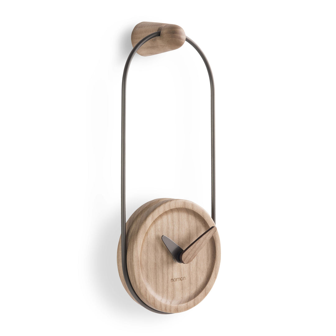 Micro Eslabon Wall Clock Wall Clocks Nomon Oak / Graphite
