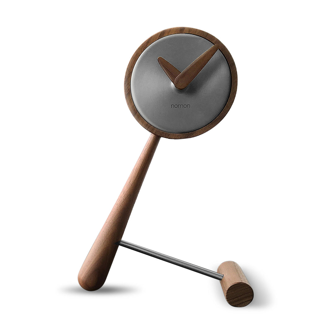 Mini Puntero Table Clock Nomon Walnut / Graphite