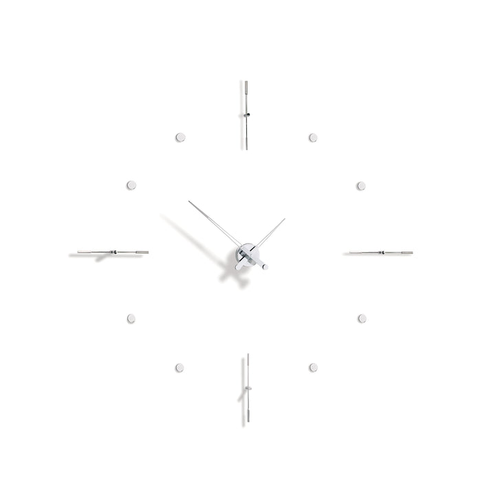 Mixto Wall Clock Wall Clocks Nomon Chrome Small: 43.3 in width