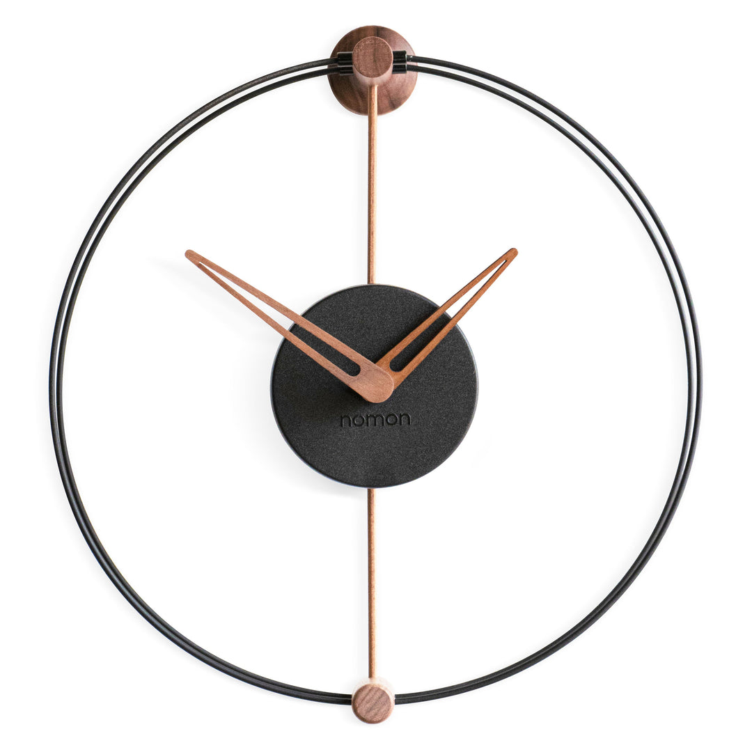 Nano Clock Wall Clocks Nomon Black / Oak