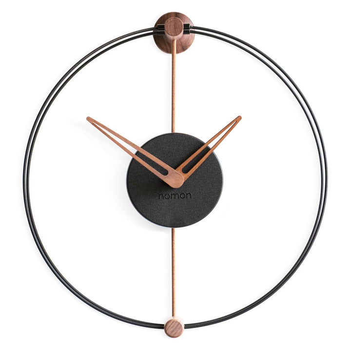 Nano Clock Wall Clocks Nomon Black / Oak