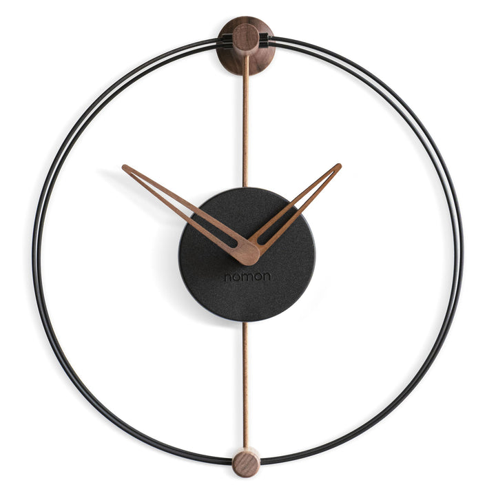 Nano Clock Wall Clocks Nomon Walnut / Black