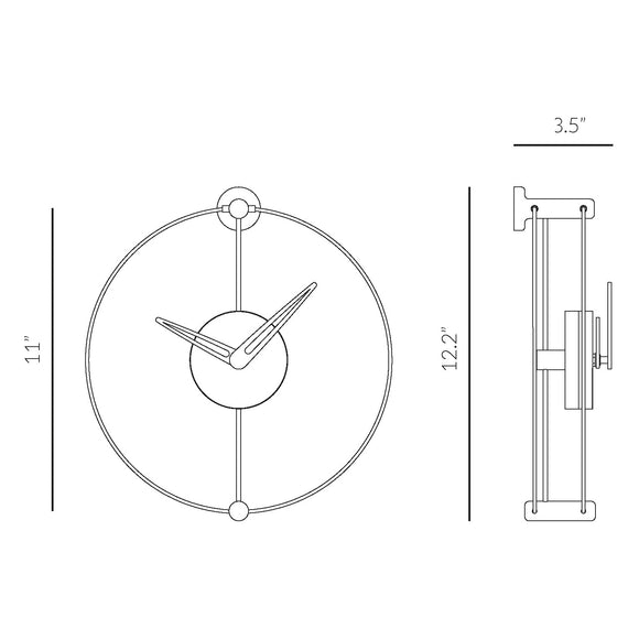 Nano Clock Wall Clocks Nomon
