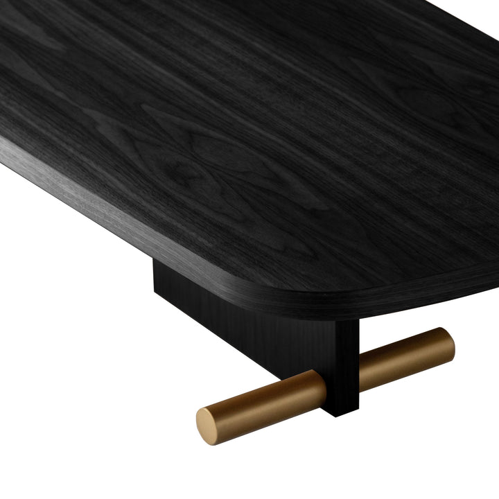 Nova Coffee Table Tables Nomon Black / Brass