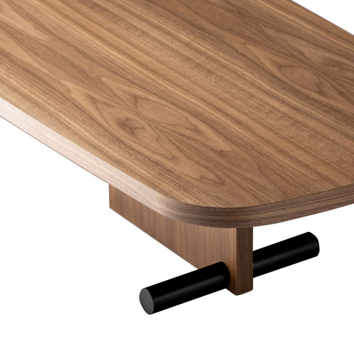 Nova Coffee Table Tables Nomon Walnut / Black