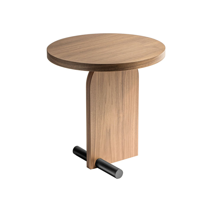 Nova Side Table Accent Tables Nomon Walnut / Black Small: 18.9 in diameter