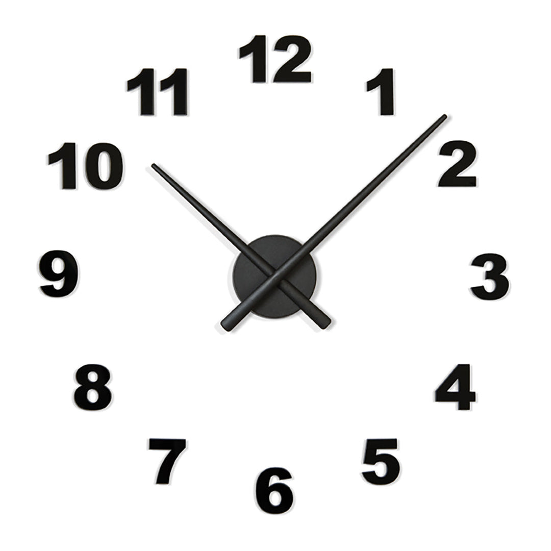 OJ Numbers Clock Wall Clocks Nomon Black Large: 31.5 in width 12