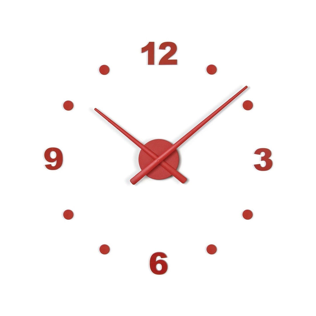 OJ Numbers Clock Wall Clocks Nomon Red Mini: 19.7 in width 4