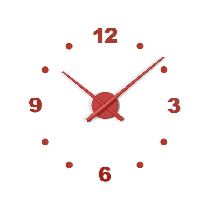 OJ Numbers Clock Wall Clocks Nomon Red Mini: 19.7 in width 4