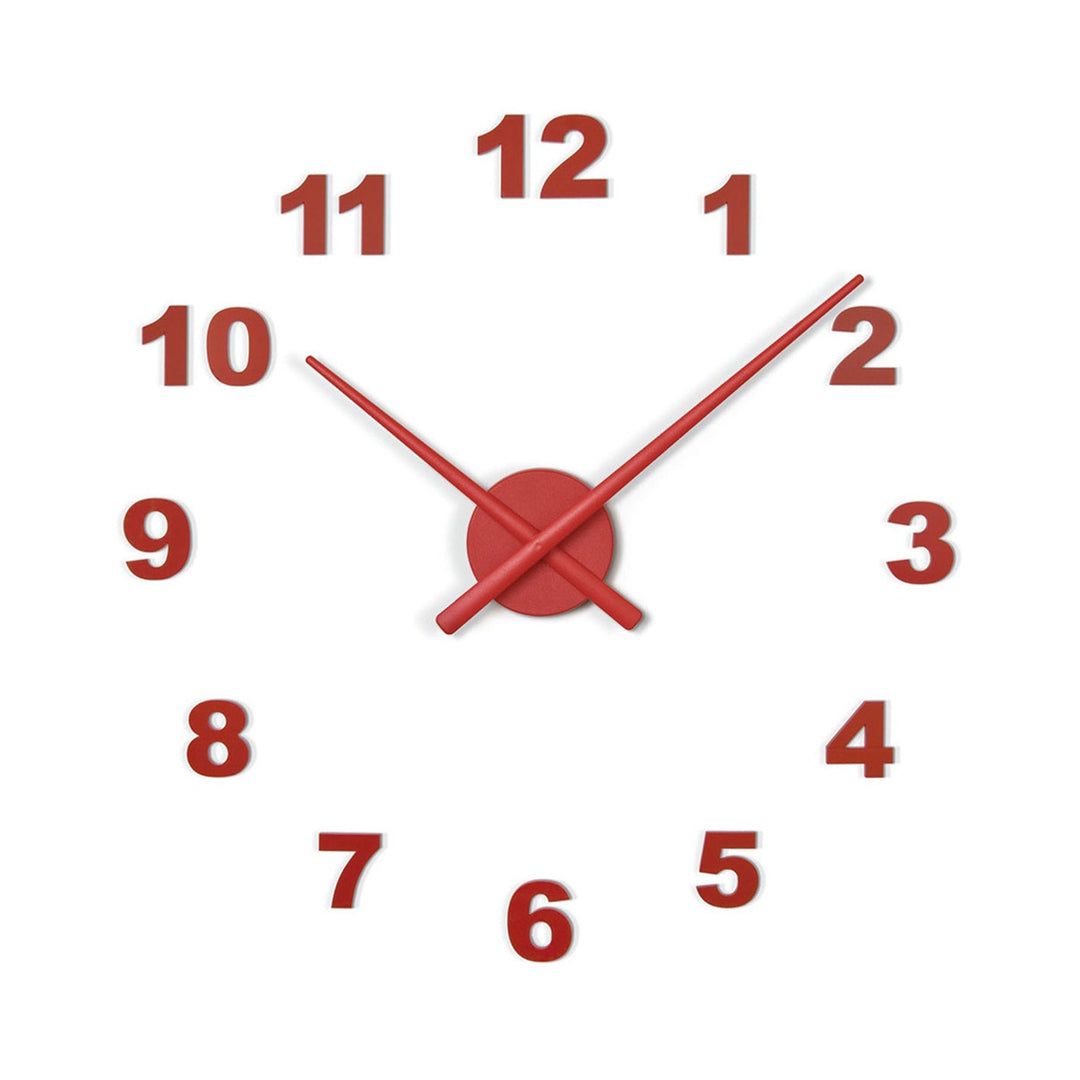 OJ Numbers Clock Wall Clocks Nomon Red Mini: 19.7 in width 12