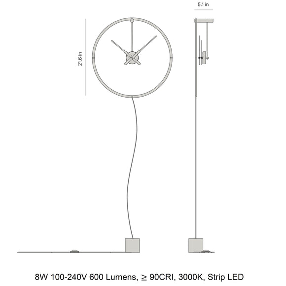 Ombra Premium Wall Clock Wall Clocks Nomon