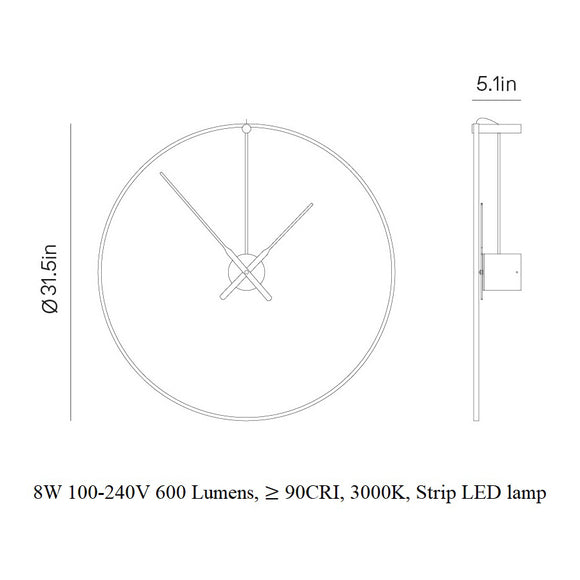 Ombra Wall Clock Wall Clocks Nomon