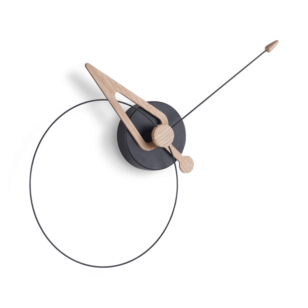 Pico Wall Clock Wall Clocks Nomon Black / Oak