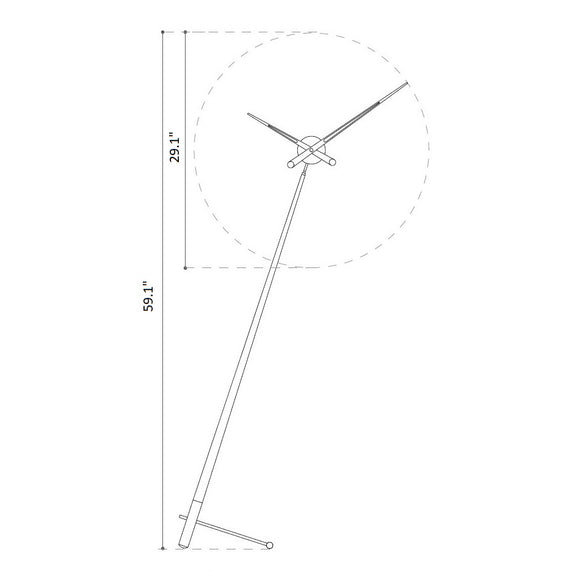 Pisa Floor Clock Nomon