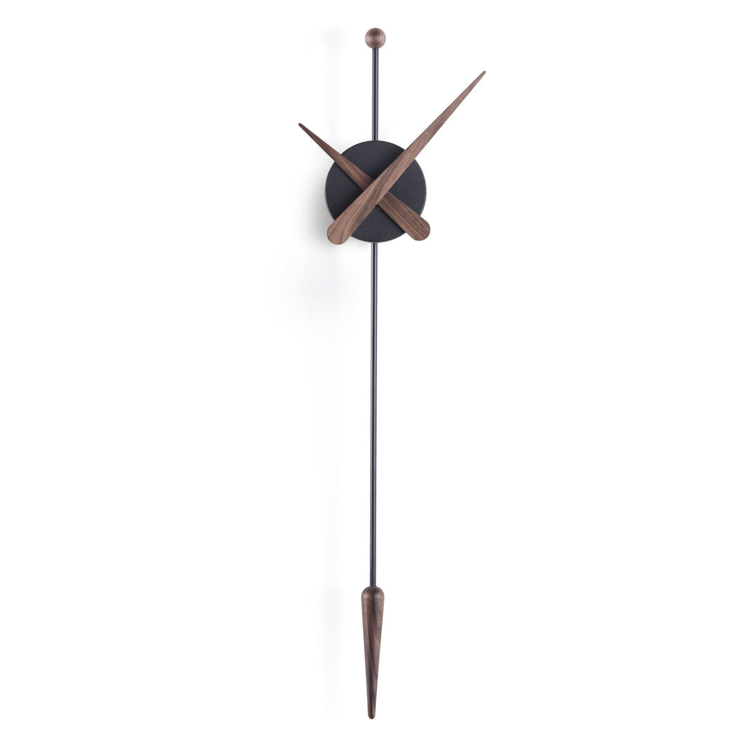 Punta Wall Clock Wall Clocks Nomon Black / Walnut