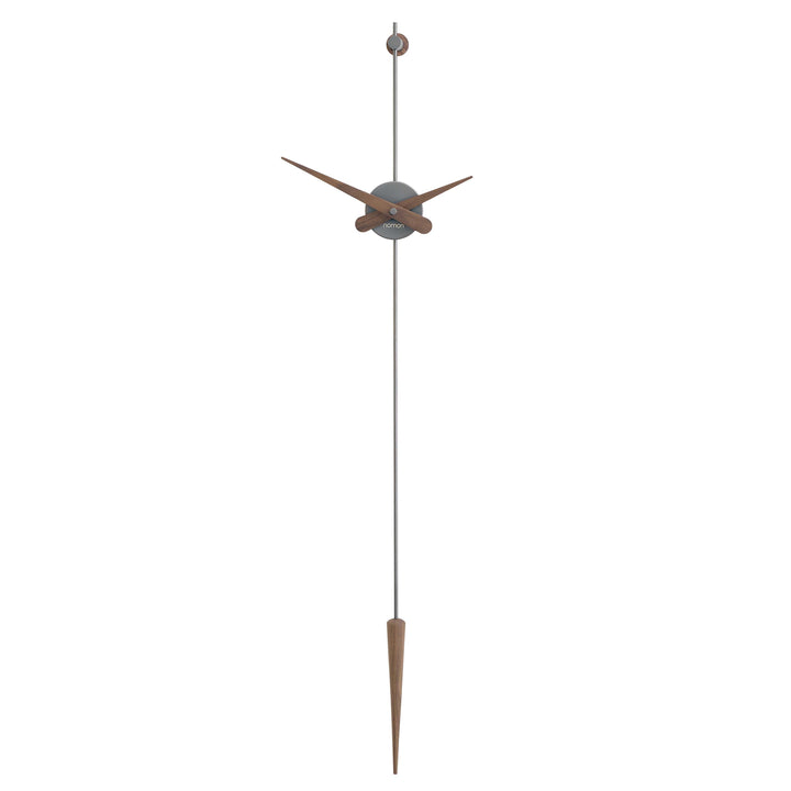 Punto Y Coma Wall Clock Wall Clocks Nomon Graphite / Walnut