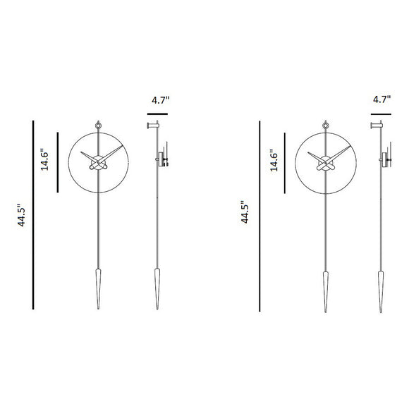 Punto Y Coma Wall Clock Wall Clocks Nomon