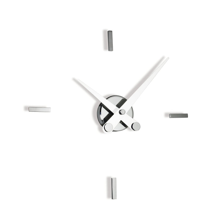 Puntos Supensivos Wall Clock Wall Clocks Nomon Chrome / White 4