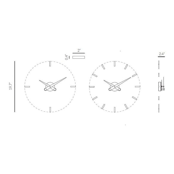 Puntos Supensivos Wall Clock Wall Clocks Nomon