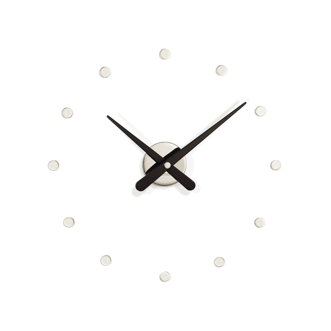 Rodon Wall Clock Wall Clocks Nomon Chrome / Black 12 Mini: 19.7 in width