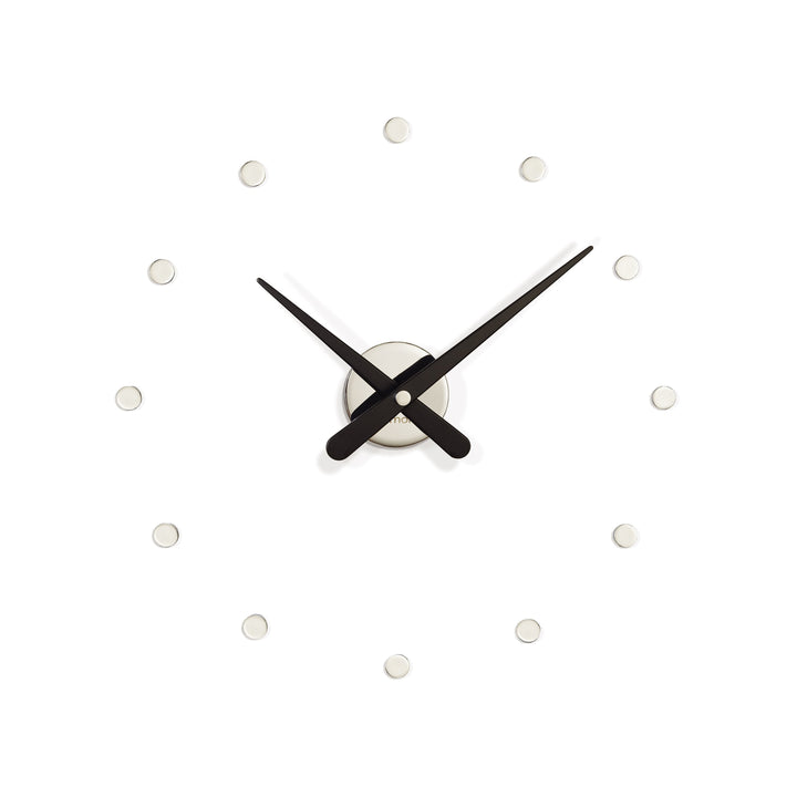 Rodon Wall Clock Wall Clocks Nomon Chrome / Black 12 Mini: 19.7 in width