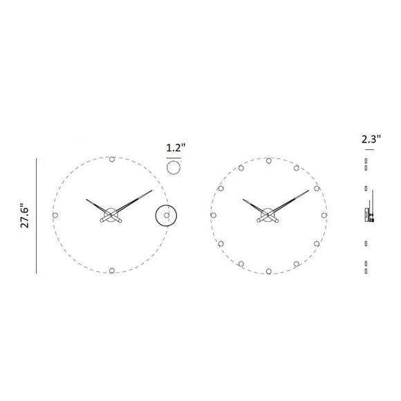 Rodon Wall Clock Wall Clocks Nomon