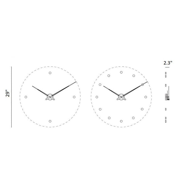 Rodon Wall Clock Wall Clocks Nomon