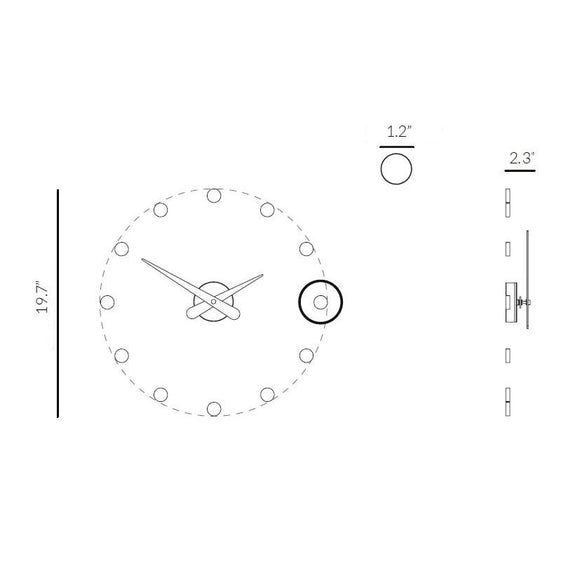 Rodon Wall Clock Wall Clocks Nomon