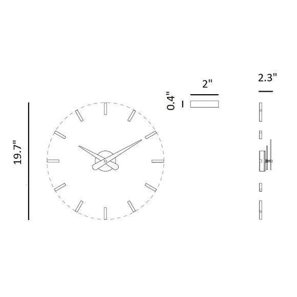 Sunset Wall Clock Wall Clocks Nomon