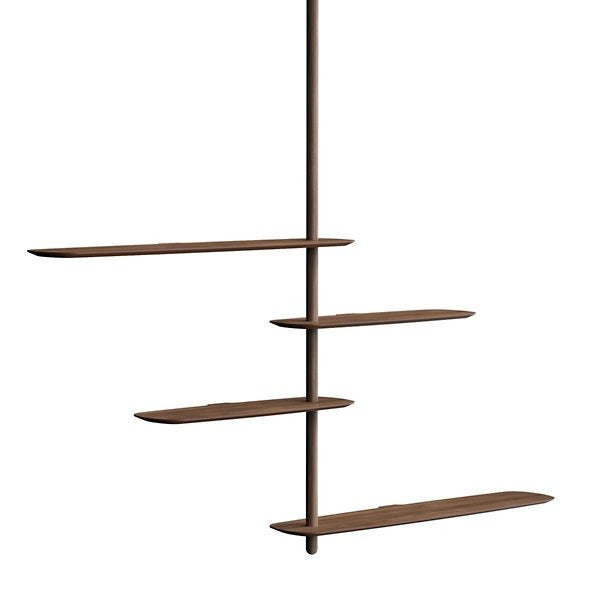 Unica Ceiling Shelving Bookcases & Standing Shelves Nomon Walnut CONF. 7