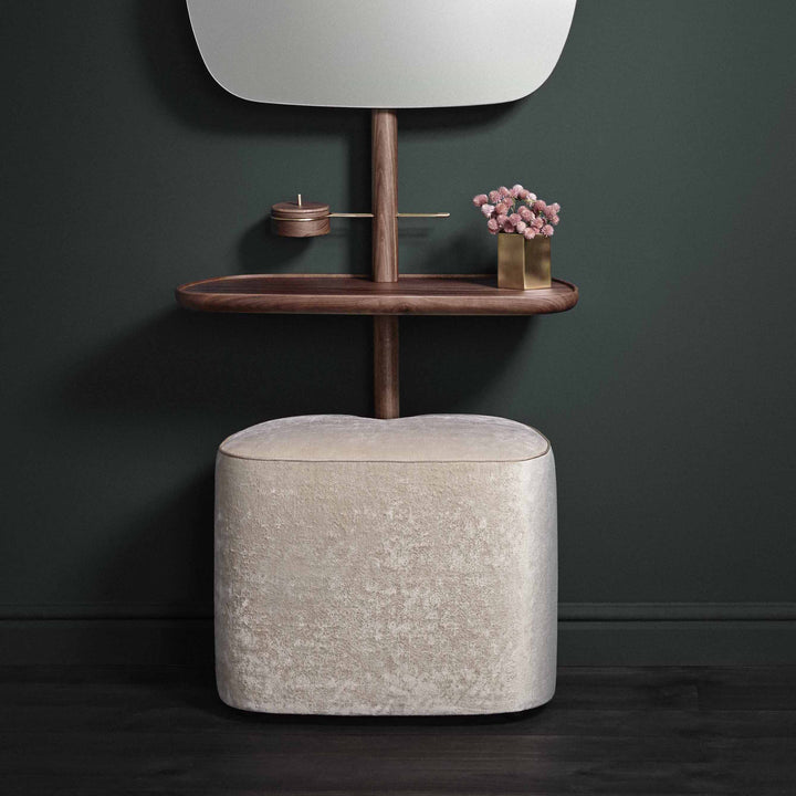 Vanity Pouf Ottomans Nomon Grey