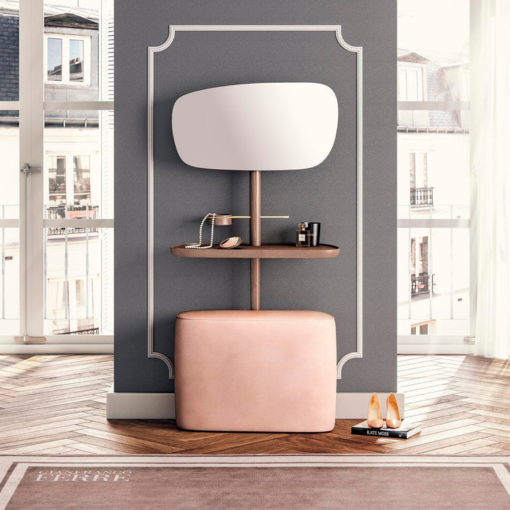 Vanity Pouf Ottomans Nomon Pink